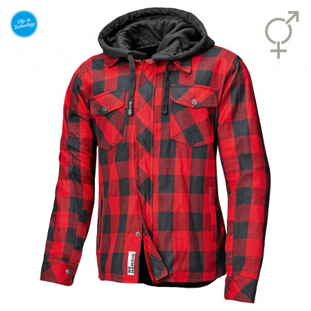 CHEMISE HELD LUMBERJACK II CLIP-IN ROUGE