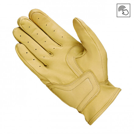 Gants moto HELD Classic Rider beige