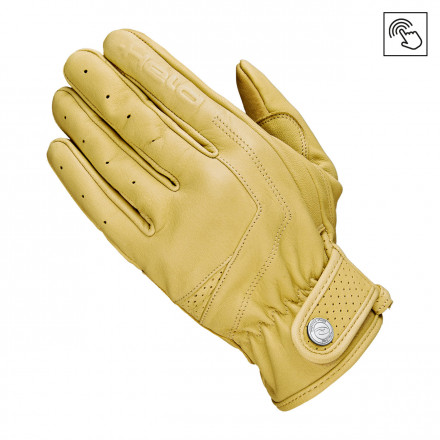 Gants moto HELD Classic Rider beige