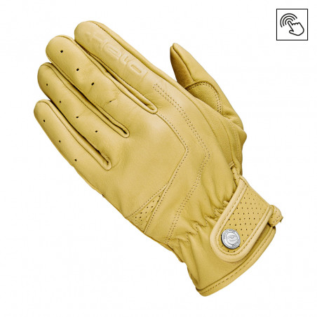 Gants moto HELD Classic Rider beige