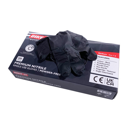 Gants nitrile noir mécanique X100