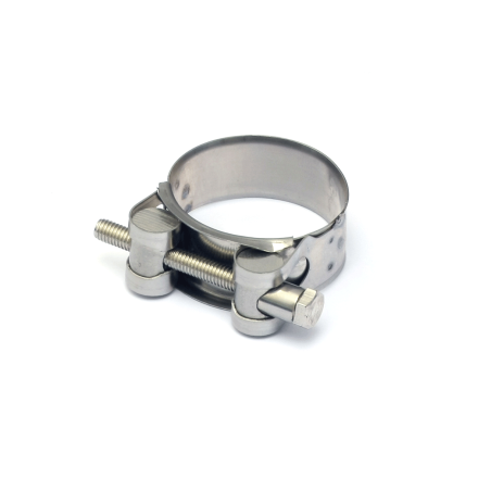 Collier inox pour échappement  40-43 mm
