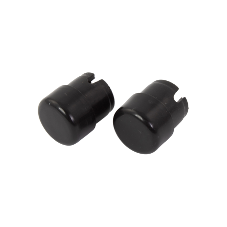 Bouchon embout de guidon noir 18mm