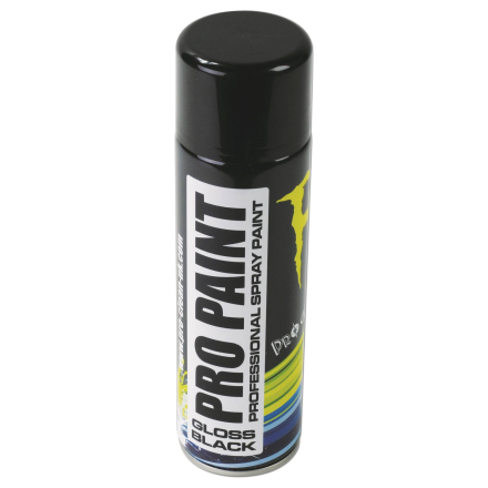 Aérosol peinture noir brillant 500ml