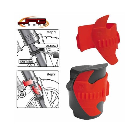 Racleur pour nettoyage joint spi de fourche 45-55mm rouge