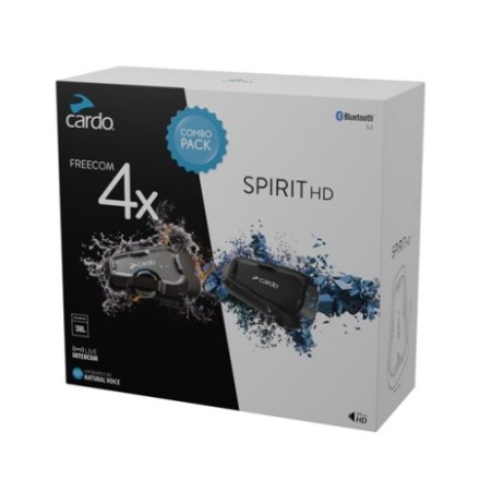 Intercom Cardo FRC 4X & SPIRIT HD BUNDLE