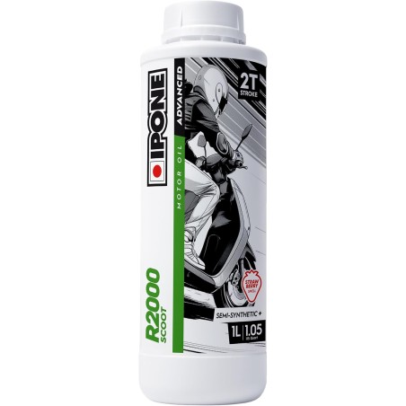 Huile 2T Ipone Scoot CITY Synthetic plus (1L) - Senteur fraise