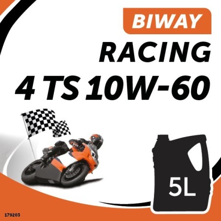 HUILES MOTEUR RACING HAFA 4 TS 10W-60 5L