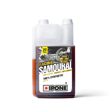 Huile 2T Ipone Samourai 100% synthetique (1L) - senteur FRAISE