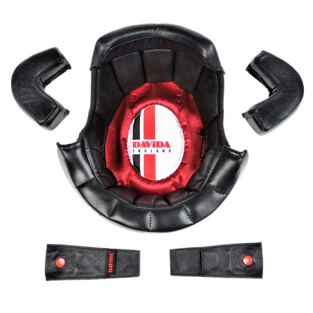 Intérieur de casque Davida Speedster V4 cuir noir