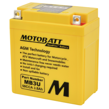 Batterie Motobatt sans entretien YB3LB