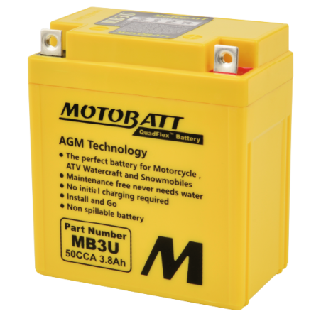 Batterie Motobatt sans entretien YB3LB