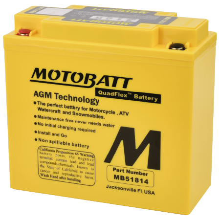 Batterie Motobatt sans entretien YT19BLBS