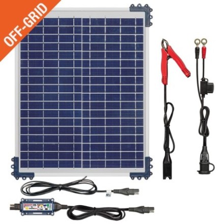 Chargeur solaire avec panneau OPTIMATE SOLAR DUO 20W