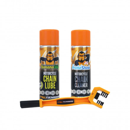 Pack chaine nettoyant + lubrifiant TRU TENSION